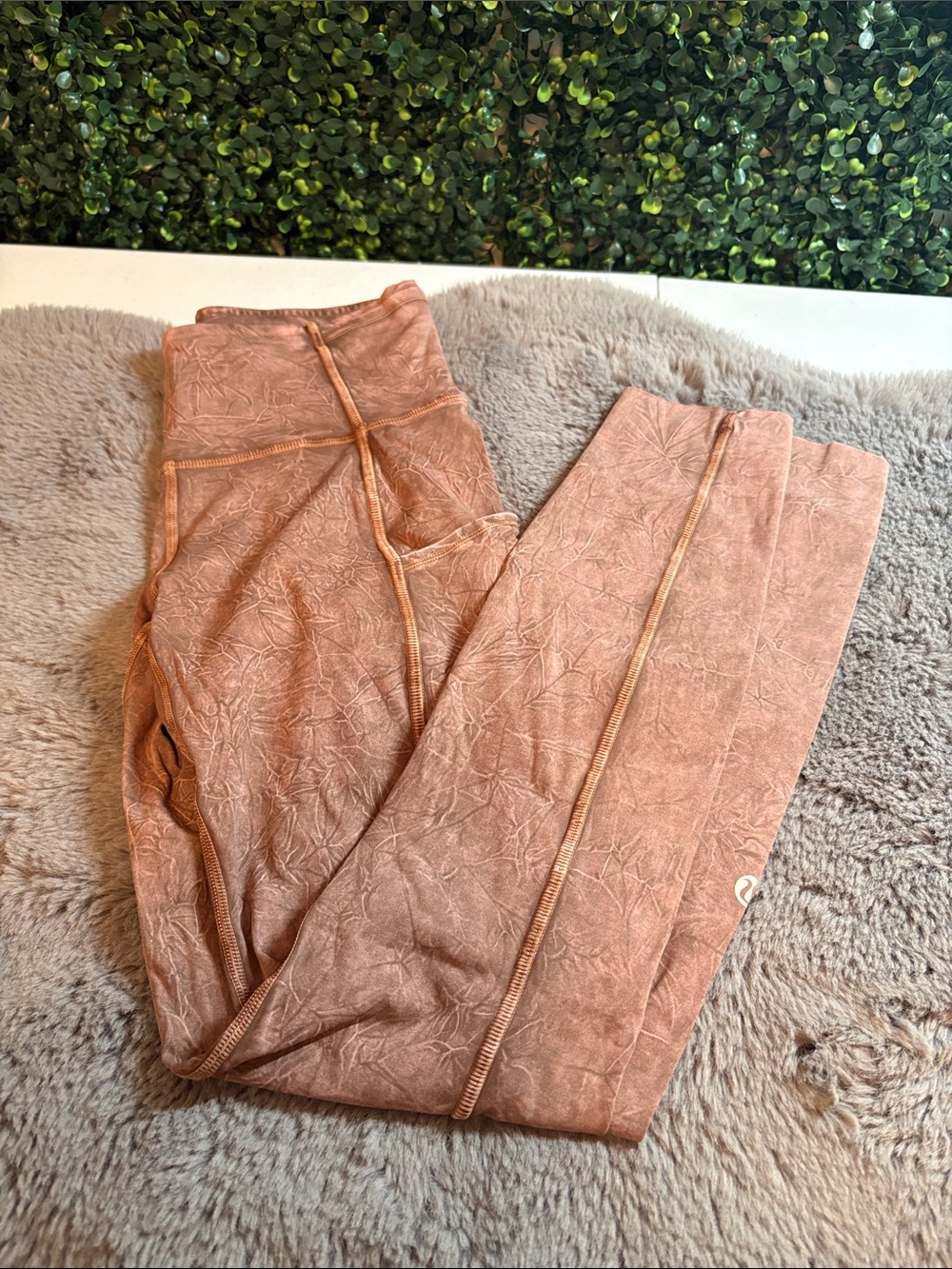 lululemon athletica Textured High-Rise WunderTrain Leggings Size 4